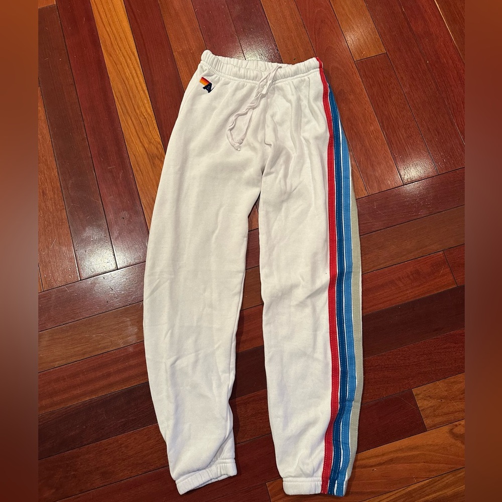 Aviation Nation White Sweatpants (XS)